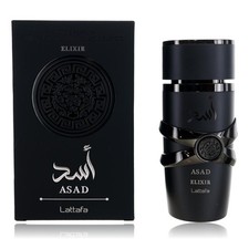 Asad Elixir by Lattafa, 3.4 oz EDP Spray for Men