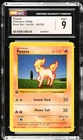 CGC 9 MINT Ponyta 60/102 1st Edition Shadowless Base Set Pokemon Card