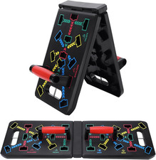 Push up Rack Board 15 in 1 Pieghevole Multifunzione per Allenamento Domestico, A