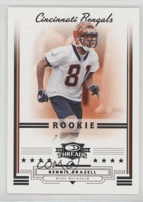 2006 Donruss Threads Retail Black 28/250 Bennie Brazell #180 Rookie RC 1l2