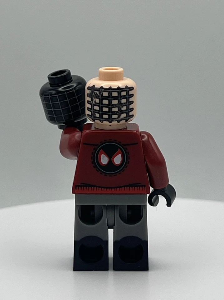 Lego Misprint Miles Morales Rare Marvel Minifigure Head Prototype Error - Image 3 of 4