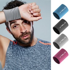 Cold Wrist Support Band Wristband Sport Bracers Sweat Towel Cuff Tennis