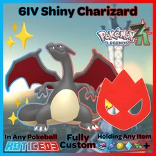 ✨ Shiny Alpha Charizard 6IV + EVs ✨ Pokemon Legends ZA 🚀 Fast 🚀