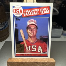 1999 Topps Mark McGwire Commemorative 1985 Rookie Reprint #401 Team USA