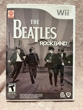 The Beatles Rock Band Nintendo Wii Complete CIB Beatles Harmonix EA
