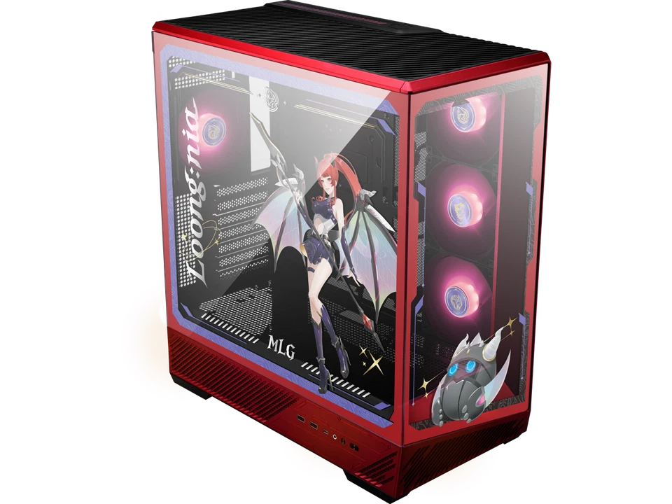 MSI PANO 130R MLG EDITION - ATX Mid-Tower Gaming PC Case - 270-degree Tempered - Image 2 of 4