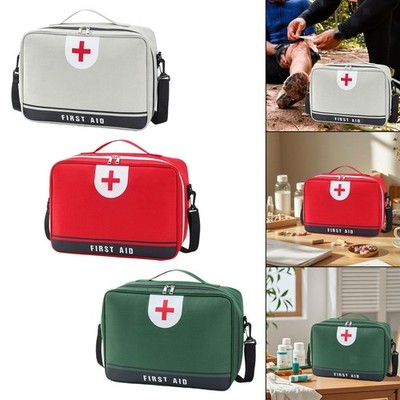 Erste Hilfe Tasche leer medizinische Aufbewahrungstasche verstellbar und abnehmbarer Schultergurt