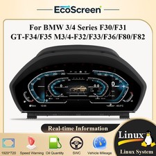 12.3'' Digital Speedometer Cluster For BMW 3/4 Series F30 F31 F32 F34 F36 F33