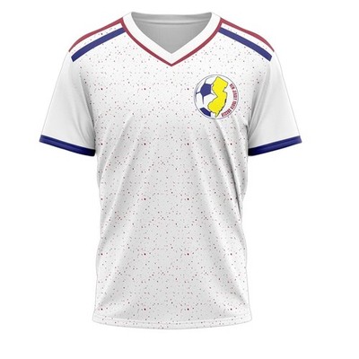 Custom Soccer Jersey for Men & Youth, V-Neck Collar, Breathable Fabric, Perso...