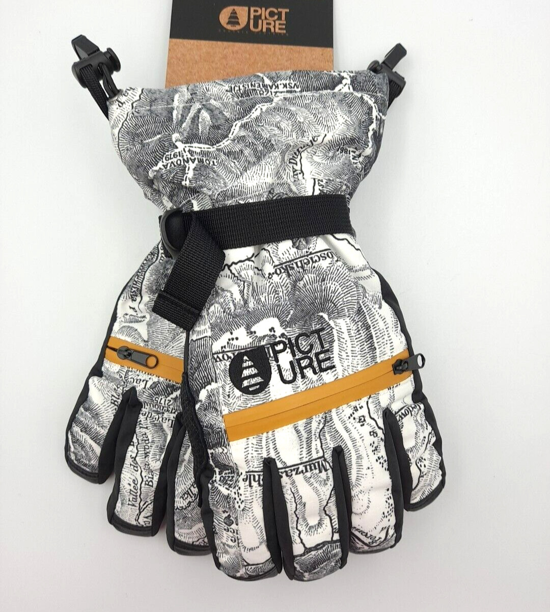 Picture Kincaide Guantes Cálidos Grandes Nieve Esquí Impermeable Aislamiento Viento Térmico