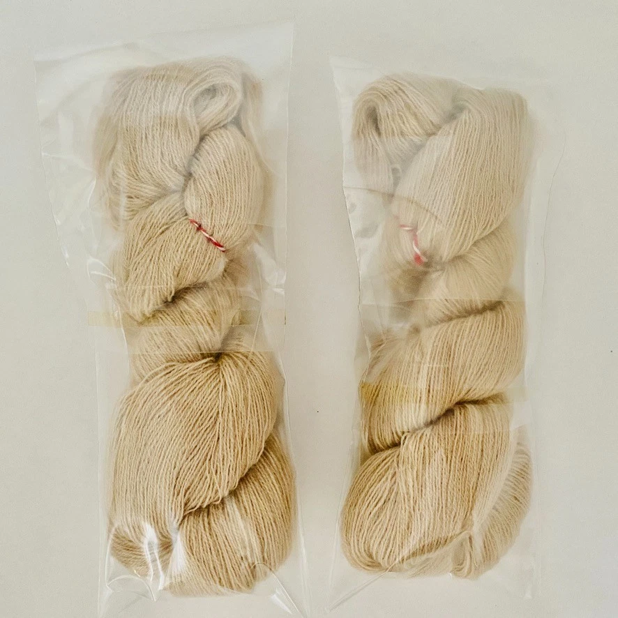 DMC Broder Medicis Tapestry 100% Wool Beige 8502 NOS French 50g Threads 2 Hanks - Image 2 of 4
