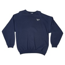 Vintage Reebok Sweatshirt Sweater Made In USA 90s Crewneck Embroidered Logo XL