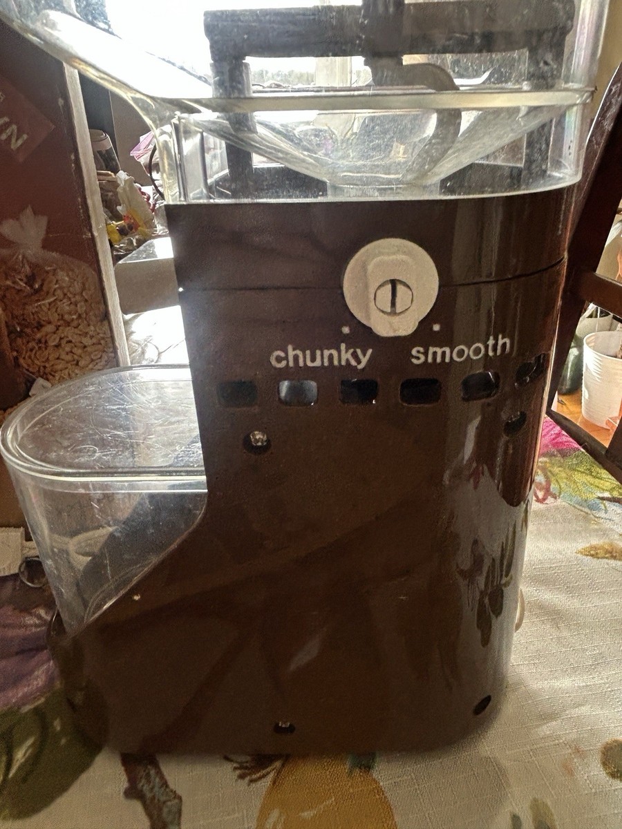 Vintage Salton PB-5 Peanut Butter Machine Retro 70s Brown Unused