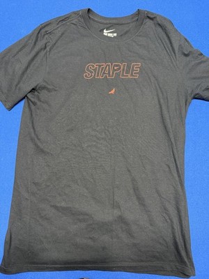 Nike Sb Staple Black Orange Tee T Shirt size Medium