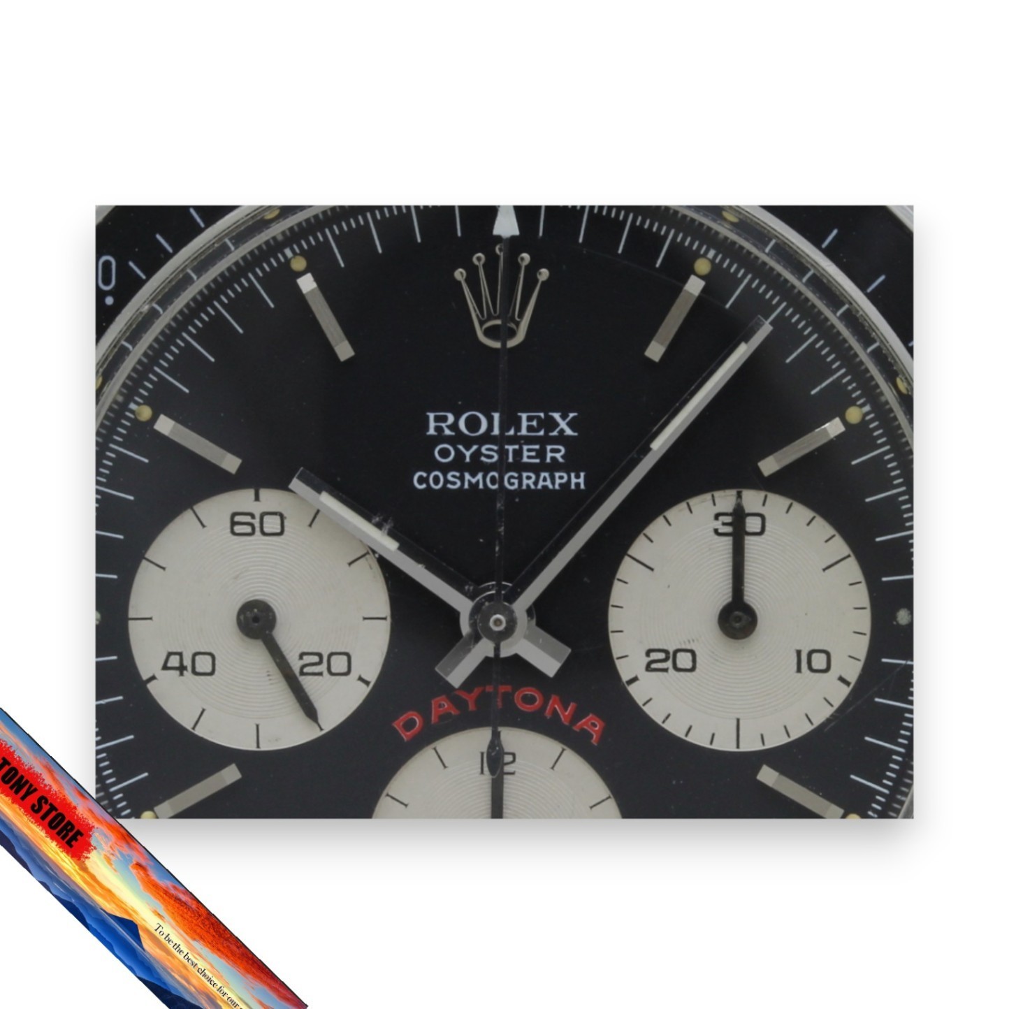 Rolex Daytona 6263 Men's Stainless Steel Chronograph Watch Excellent image 4
