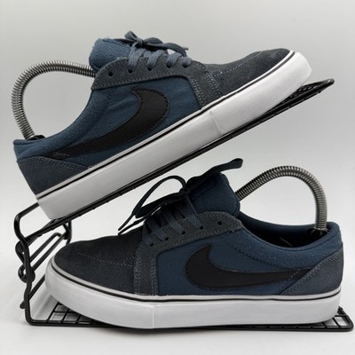 Nike SB Satire 2 dunkelblau Wildleder Turnschuhe Größe UK 5 Damen Low Top 729810-400