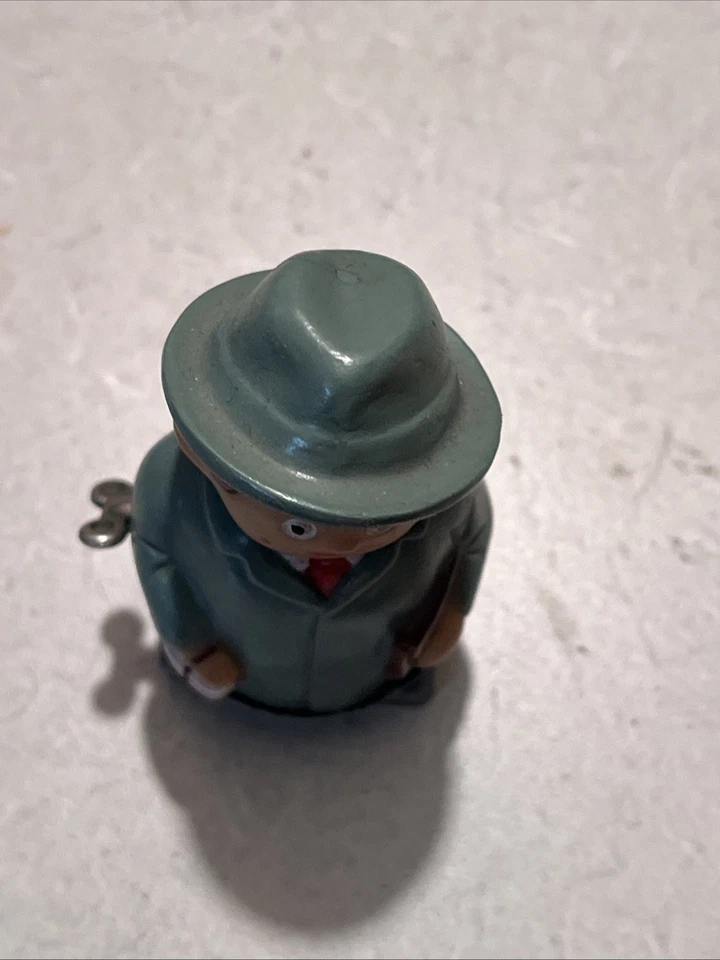 De colección Tomy Japón Mini-mascota Cuerda Caminante Juguete Hombre de Negocios Papá Como Está Foto 2 de 4