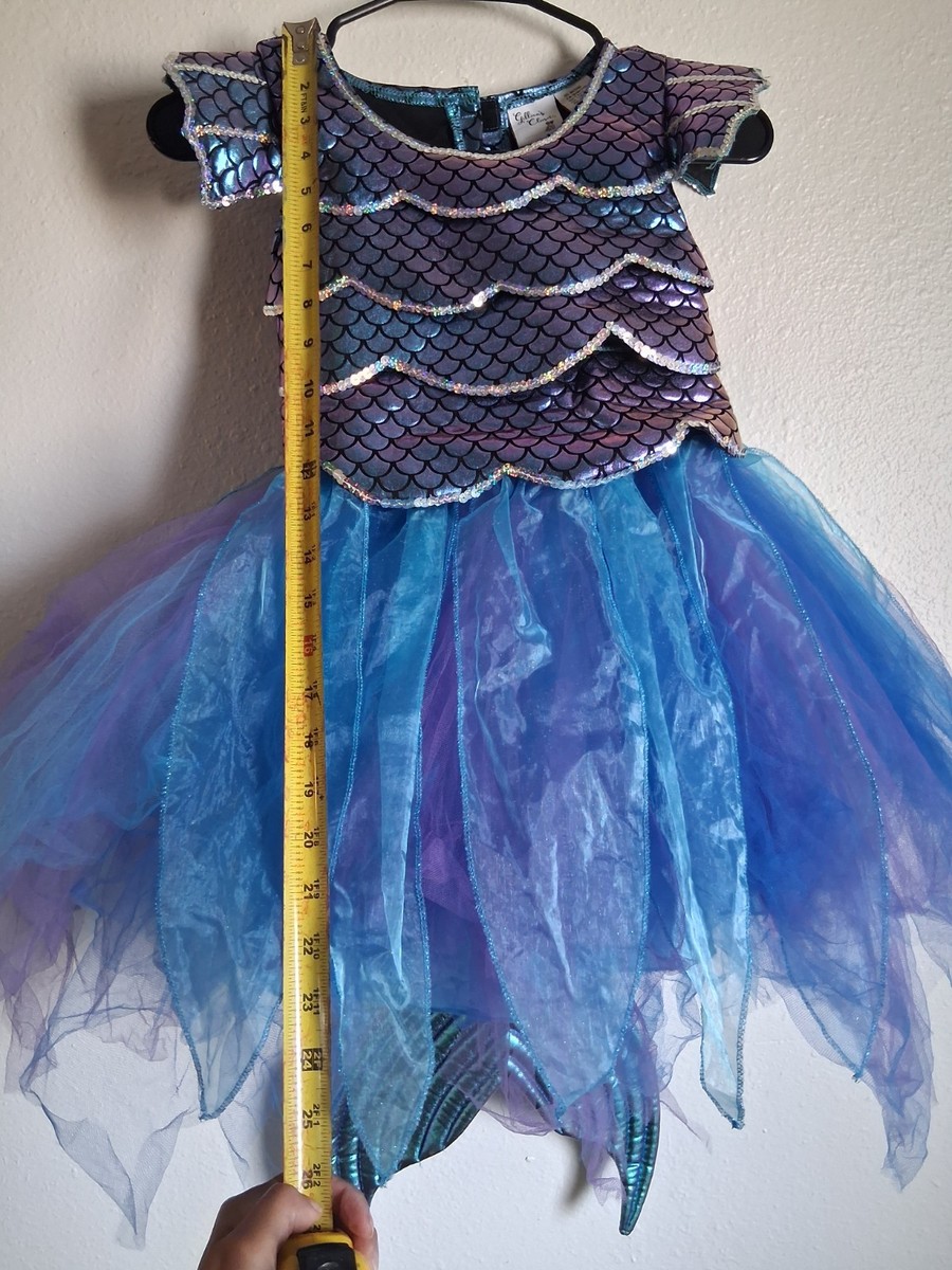 Gillians Closet Iridescent Color Change Tulle Tutu Mermaid Tail