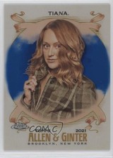 2021 Topps Allen & Ginter Chrome Blue Refractor 120/150 Sarah Tiana #229 0rd2