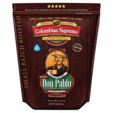 Don Pablo Colombian Supremo  MediumDark Roast  Whole Bean Coffee  Low