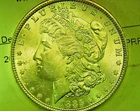 1885 P Morgan beautiful BU coin VAM-1C Pitted & Cracked Die Reverse