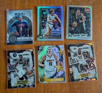 Topps NBA 2025-26 Topps Basketball 30 Inserts Cards Bundle - inkl. Wembanyama