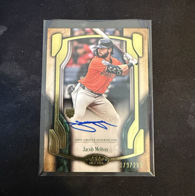 Topps 2026 Tier One Jacob Melton Break Out Auto BOA-JM /299 #079 Astros