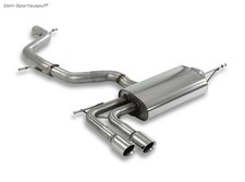 Milltek Sportauspuffanlage SuperSound Audi A3 8P Sportback 1.4-2.0 2x80mm rund