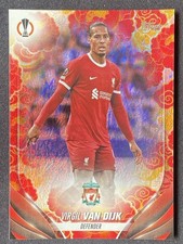 Virgil Van Dijk 2023-24 Topps UCC Jade Edition Chinese New Year /150 #132