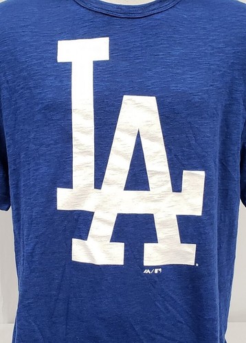 Brand New Men's Majestic MLB L.A Dodgers Short Sleeve Shirt -L - 第 2/3 張圖片