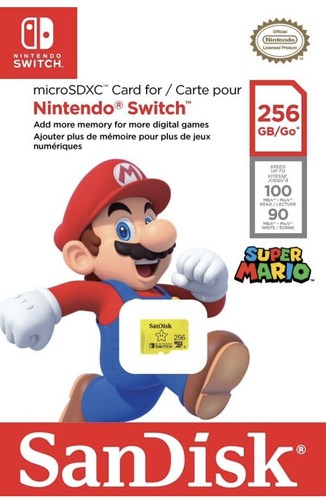 SanDisk Nintendo Switch 256 Go Classe 10 Carte Mémoire MicroSDXC... - Photo 6/6