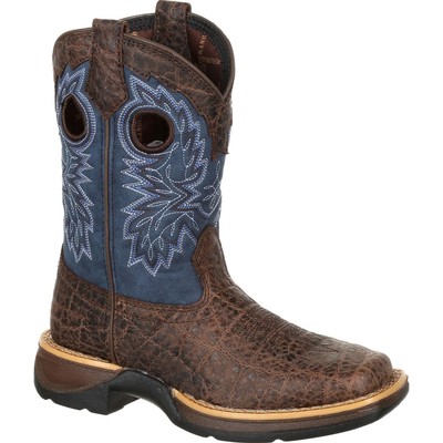 Durango Kids Boys Raindrop Western Lil Durango Leather Boots DWBT058 NIB Size
