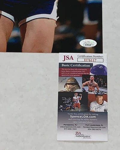 Dan Issel signed Denver Nuggets 11x14 photo autographed HOF JSA - Picture 2 of 2