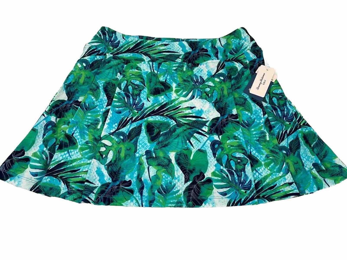NWT Tommy Bahama Golf Tennis Skort Skirt M L Pleated Stretch