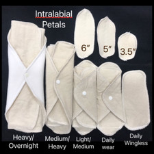 Single LadyWear Quick-Dry cloth menstrual pad - Organic 100% Cotton Flannel