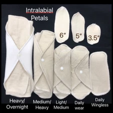 Single LadyWear Quick-Dry cloth menstrual pad - Organic 100% Cotton Flannel