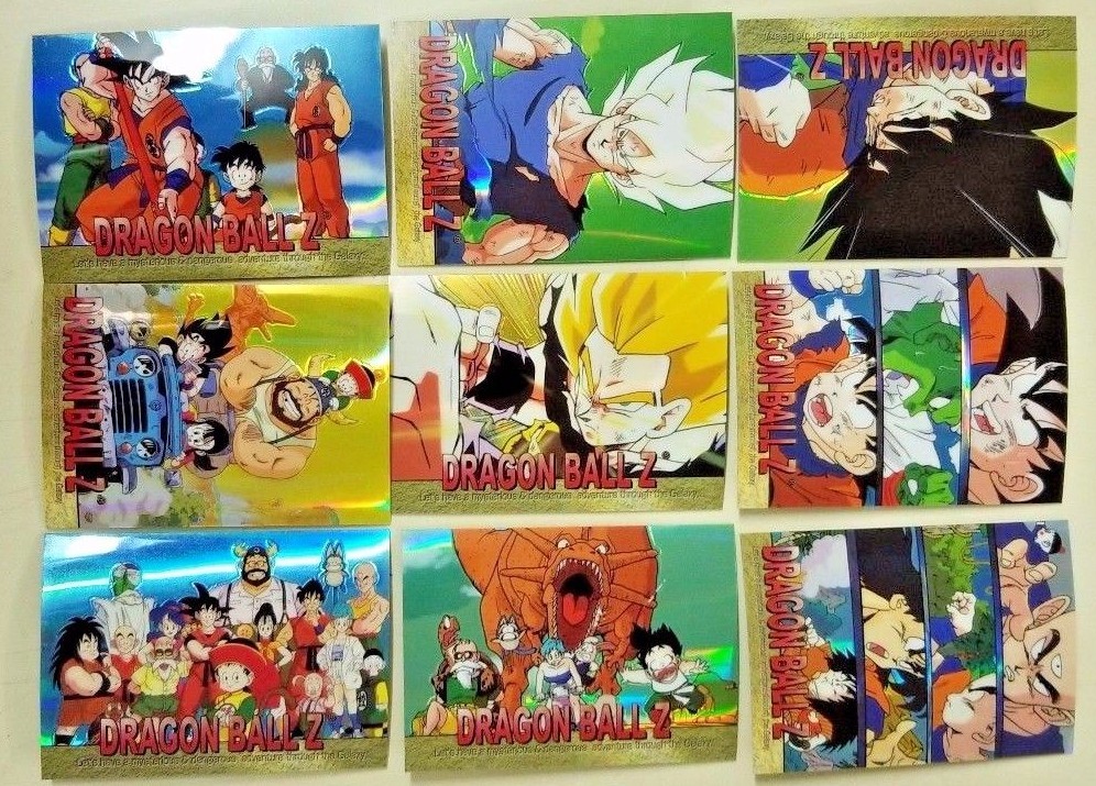 2000 Dragon ball Z Ripple Chase Card Set S1-S9 RARE Total 9 cards set