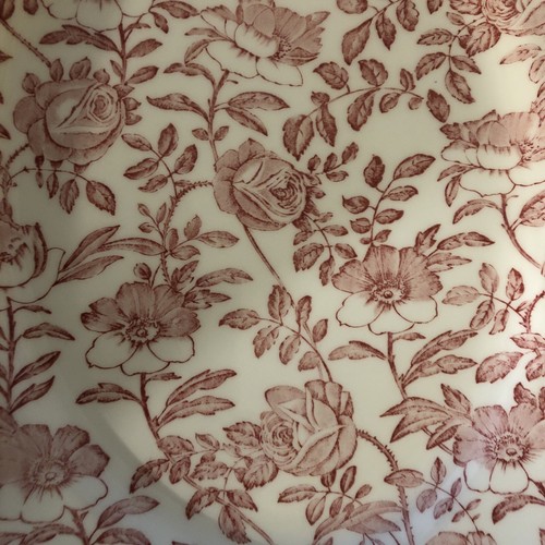 Platter CHURCHILL PINK PEONY Made in England Floral Chintz 12.5x9.75 Mint - Picture 6 of 7