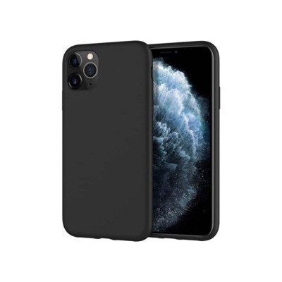 Für Apple iPhone 12 Pro Handyhülle Silikon Gel Bumper in Schwarz oder Klar Cover
