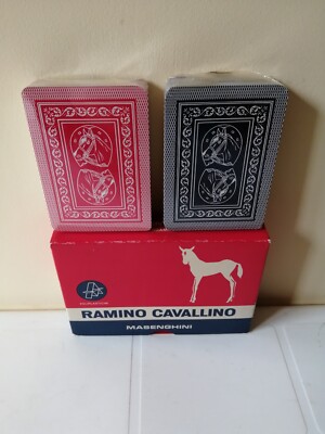 Carte Da Ramino Triplex Masenghini - Indistruttibili E Introvabili - Made In Italy