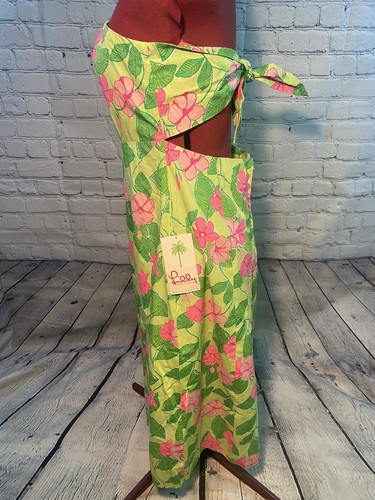 LILY PULITZER Kleid Pastellfarben Sabrina Röhre Top Gr. 12 Tropical Design gefüttert - Bild 6 von 10