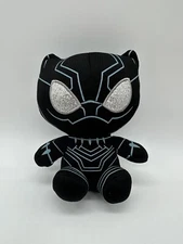 Ty Marvel Black Panther Beanie Baby Plush Soft Toy - 6" Avengers Stuffed Animal