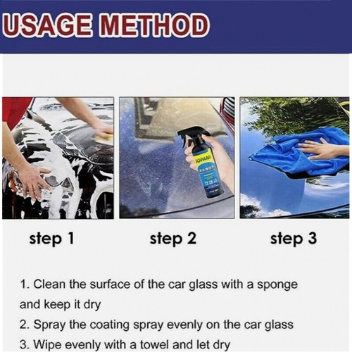 500ML/Set Sopami Car Coating Spray Protection Quick Car Wax Polish Motorcycle - Picture 8 of 11