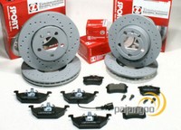 FüR VW Bora - Zimmermann Sport Bremsscheiben Gelocht BremsbeläGe FüR Vorne Hinte