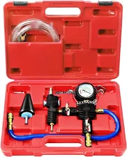 Cooling System Vacuum Purge Radiator Coolant Refill Tool Kit, Universal Automoti
