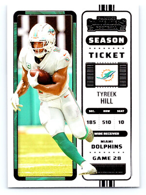 2022 Panini Contenders Football  80 Tyreek Hill - Miami Dolphins