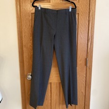 Gap Straight Fit Favorite Trouser Stretch Size 12 Charcoal Gray Y2K 90s