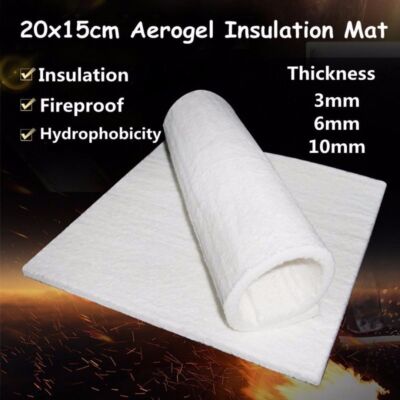 3/6/10mm Silica Aerogel Keramikfasermatte Hochtemperatur isoliermatte Isolierung