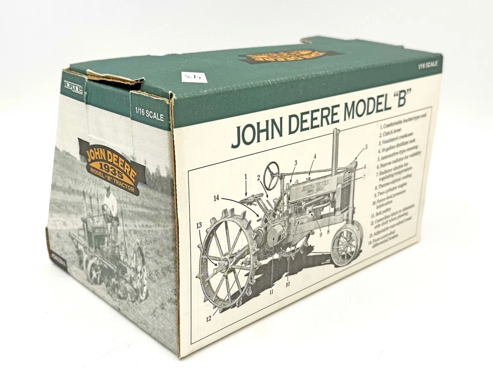 1/16 John Deere 1935 Model B Tractor On Steel With Narrow Front, Collector Ed - Image 3 of 3