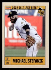 Michael Stefanic 2022 Choice Salt Lake Bees #20 Salt Lake Bees
